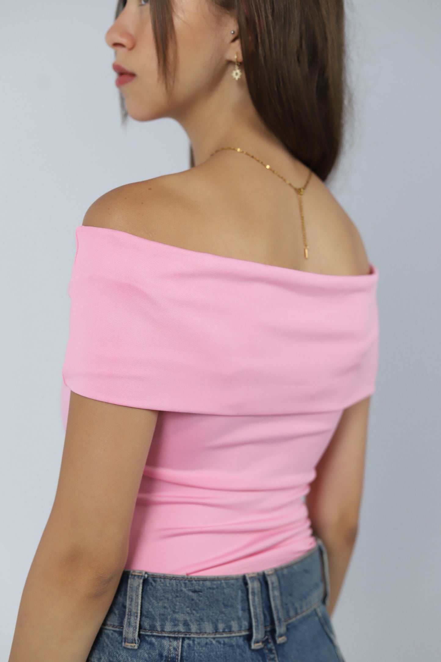 OFF SHOULDER SHORT SLEEVE