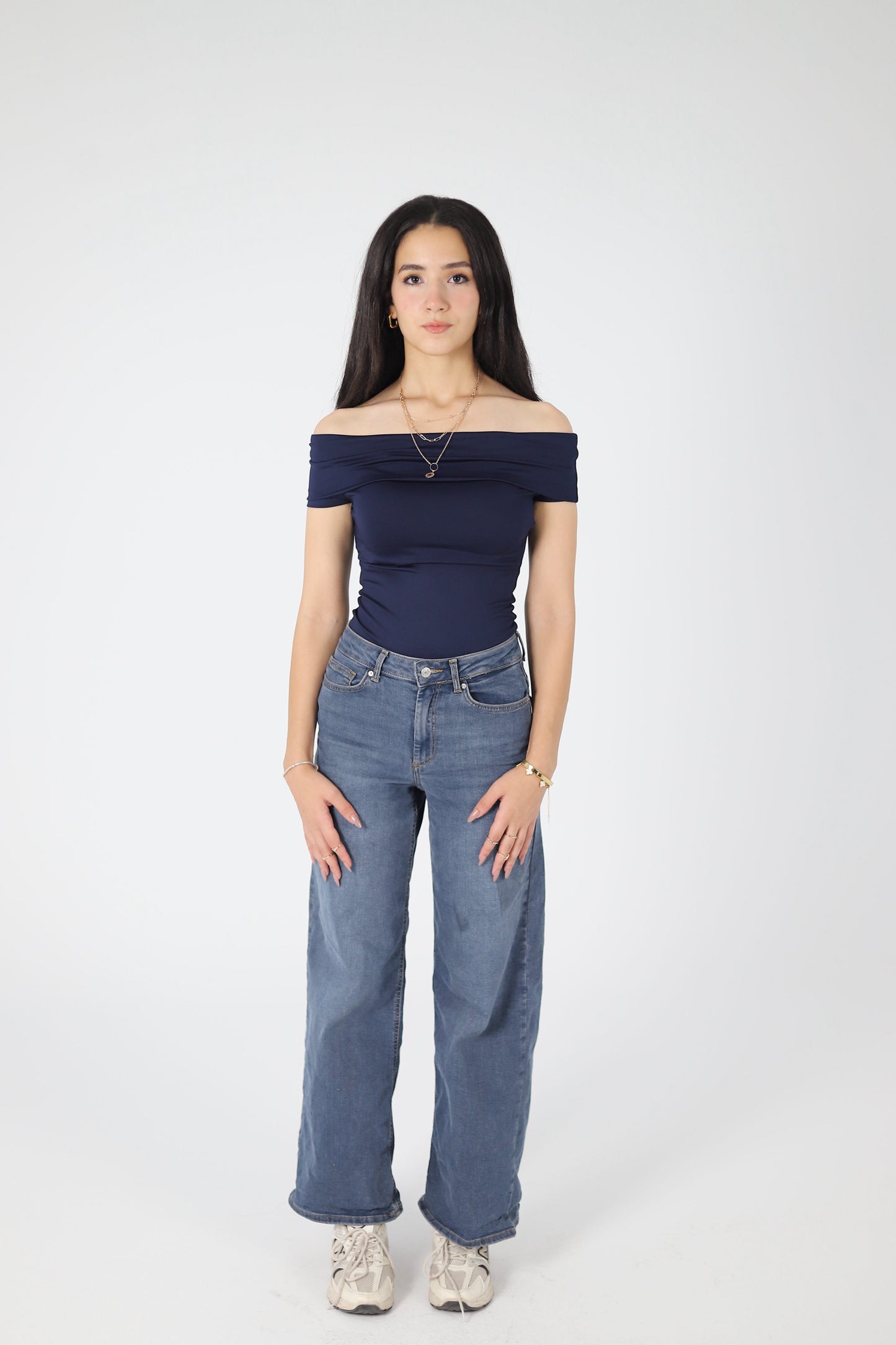 OFF SHOULDER SHORT SLEEVE
