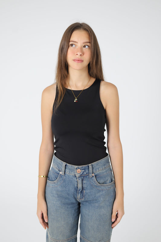 TANK TOP WIDE NECK