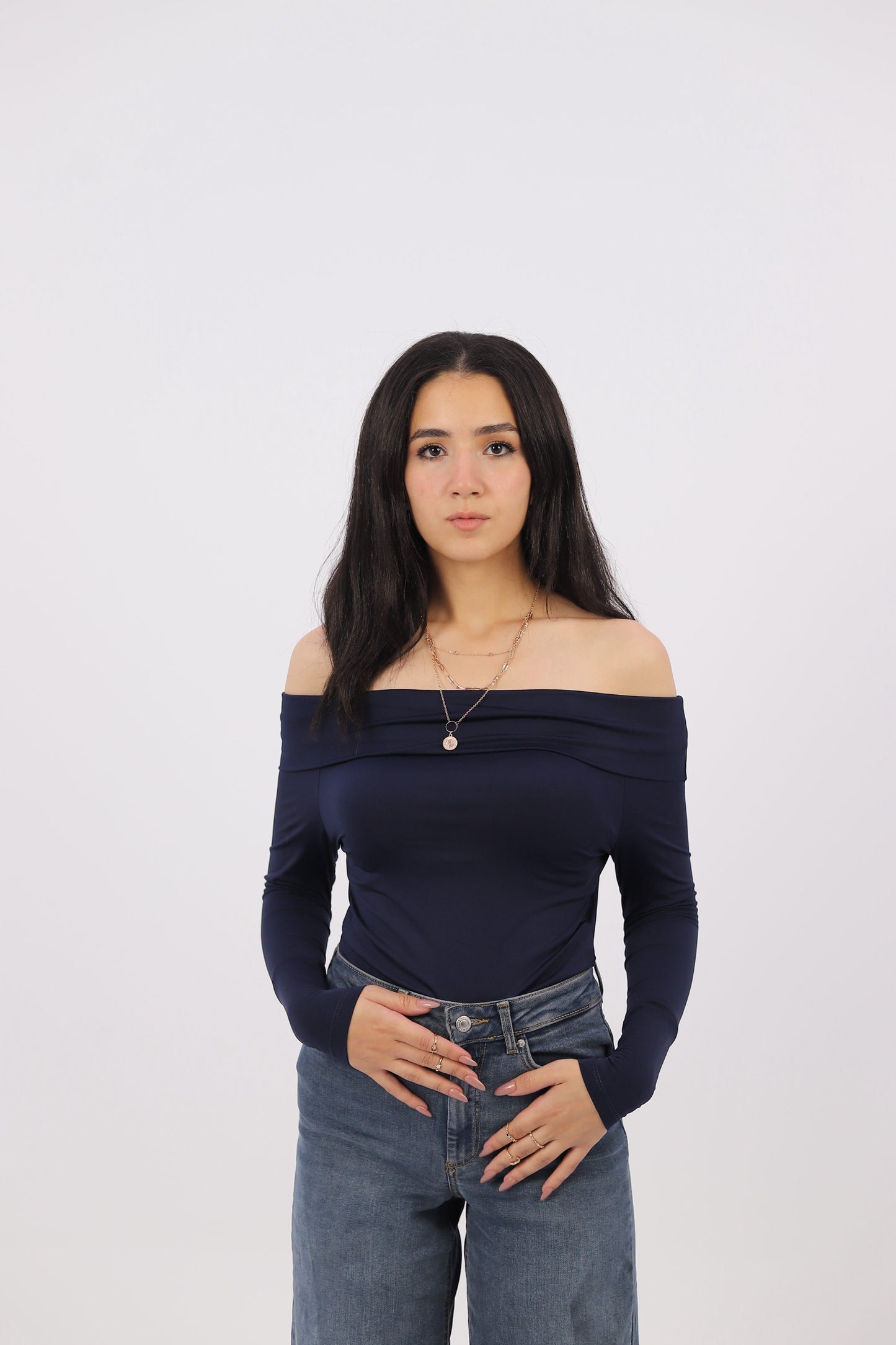 OFF SHOULDER LONG SLEEVE
