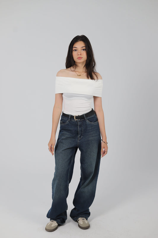 OFF SHOULDER SHORT SLEEVE