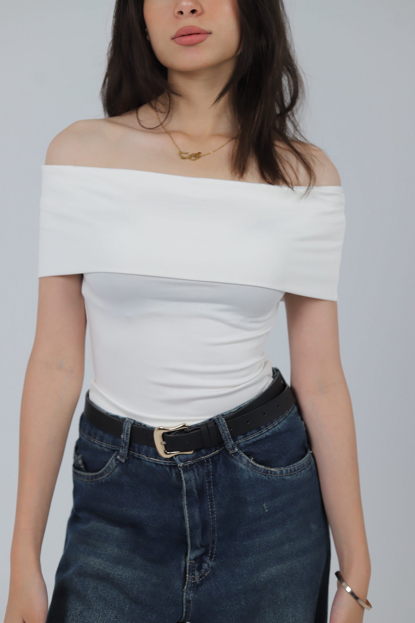 OFF SHOULDER SHORT SLEEVE