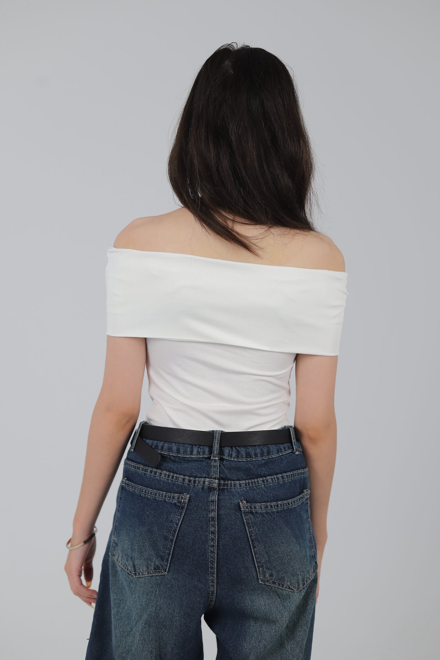 OFF SHOULDER SHORT SLEEVE