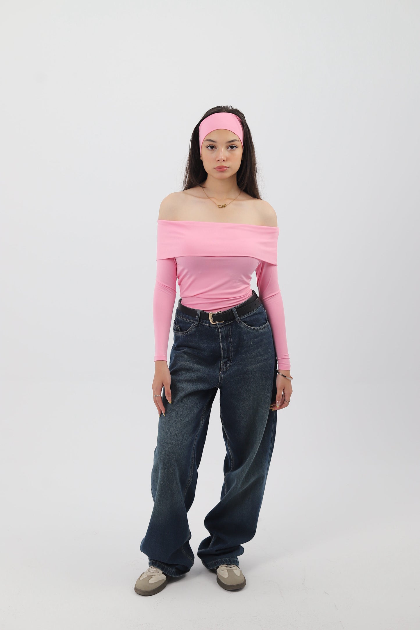 OFF SHOULDER LONG SLEEVE