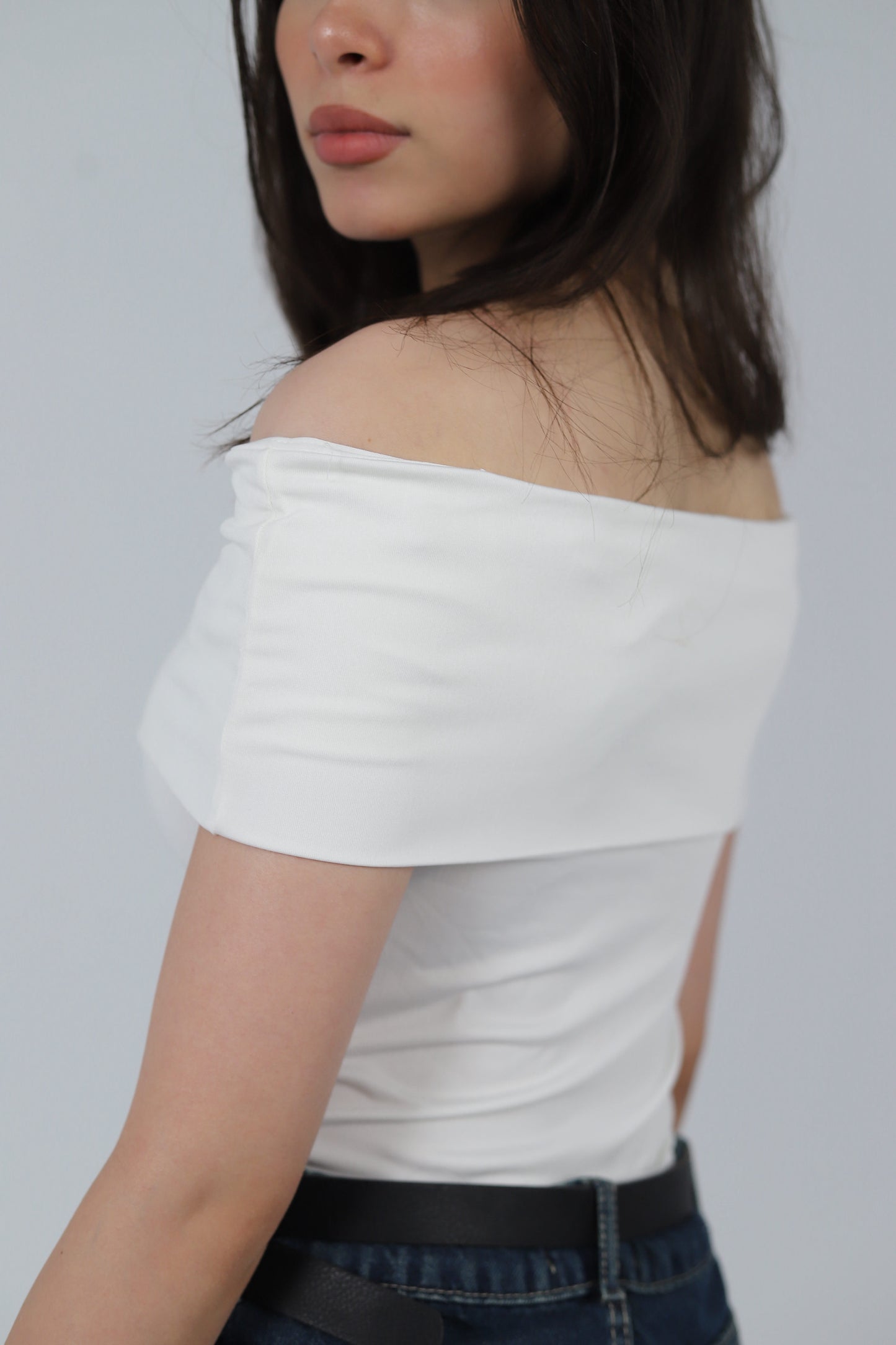 OFF SHOULDER SHORT SLEEVE