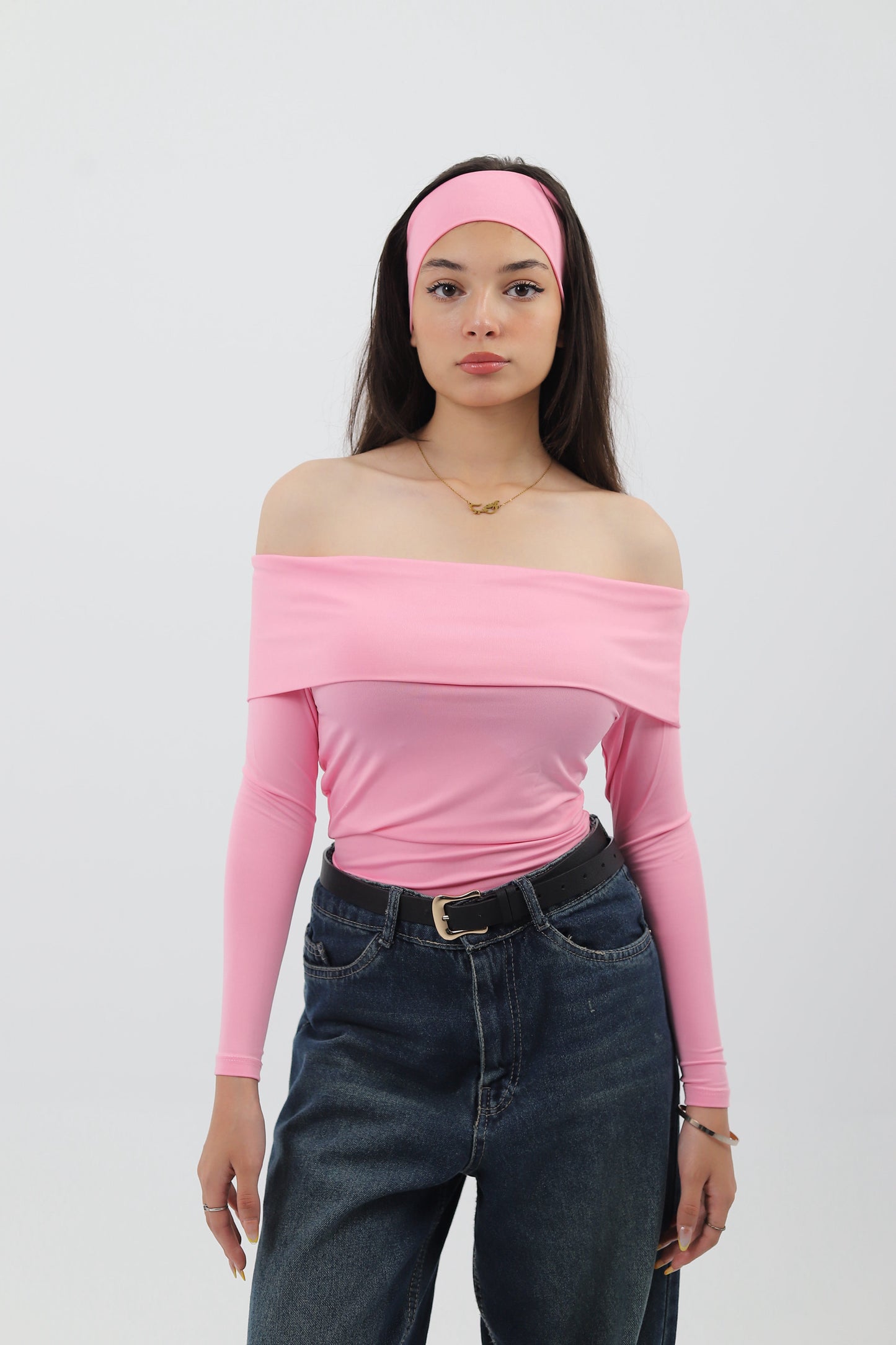 OFF SHOULDER LONG SLEEVE