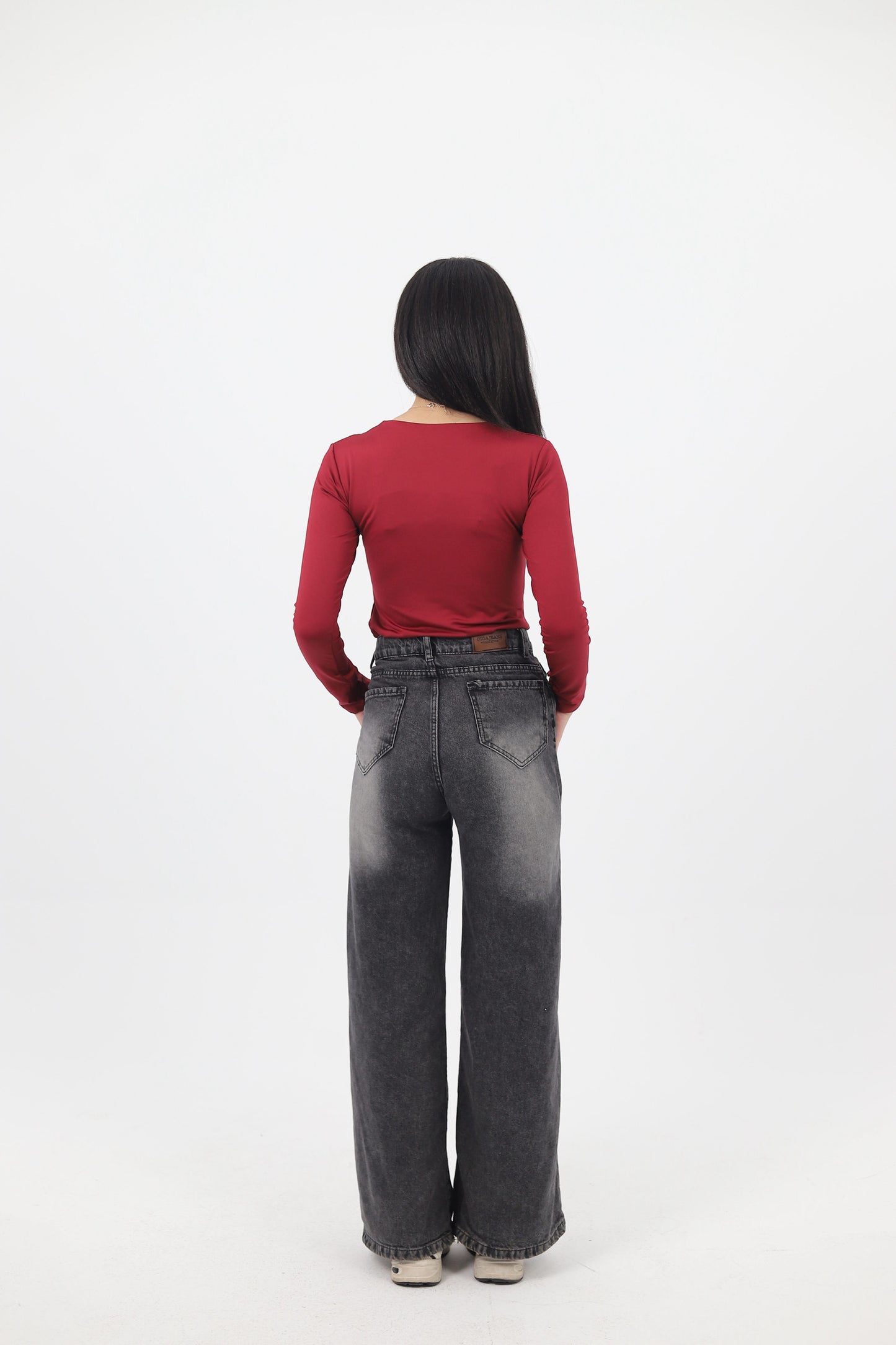 SQUARE NECK LONG SLEEVE